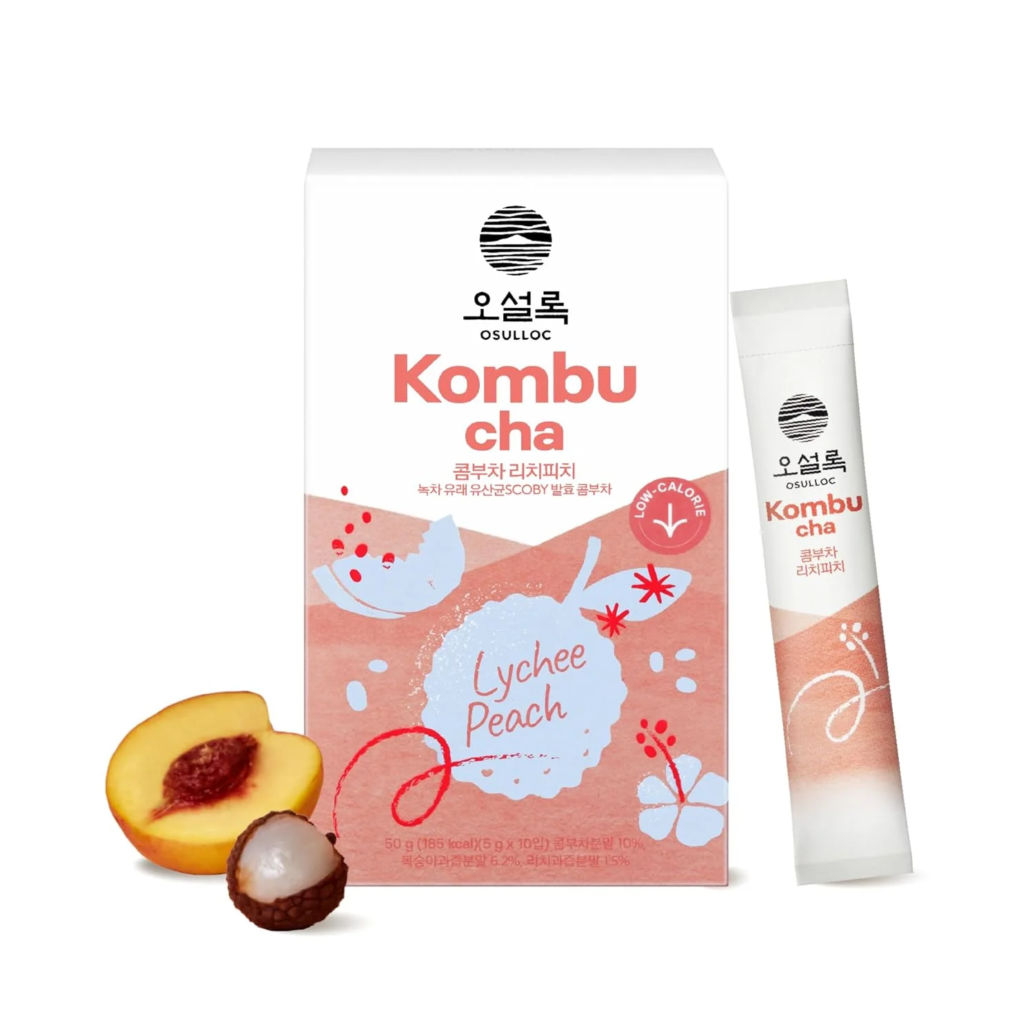[Kombucha Bundle] OSULLOC Kombucha Apple pine, Calamango, Lychee peach - Image 2
