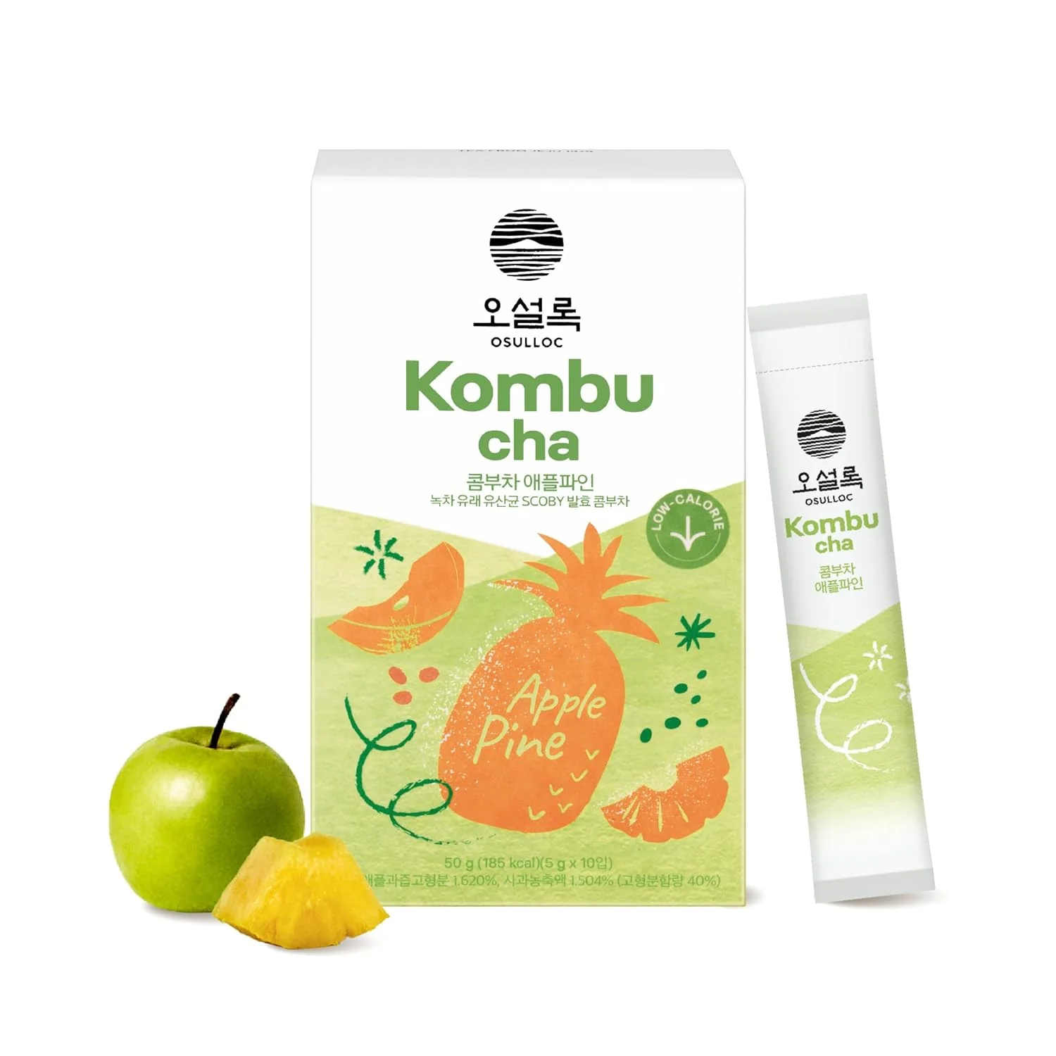 [Kombucha Bundle] OSULLOC Kombucha Apple pine, Calamango, Lychee peach - Image 3