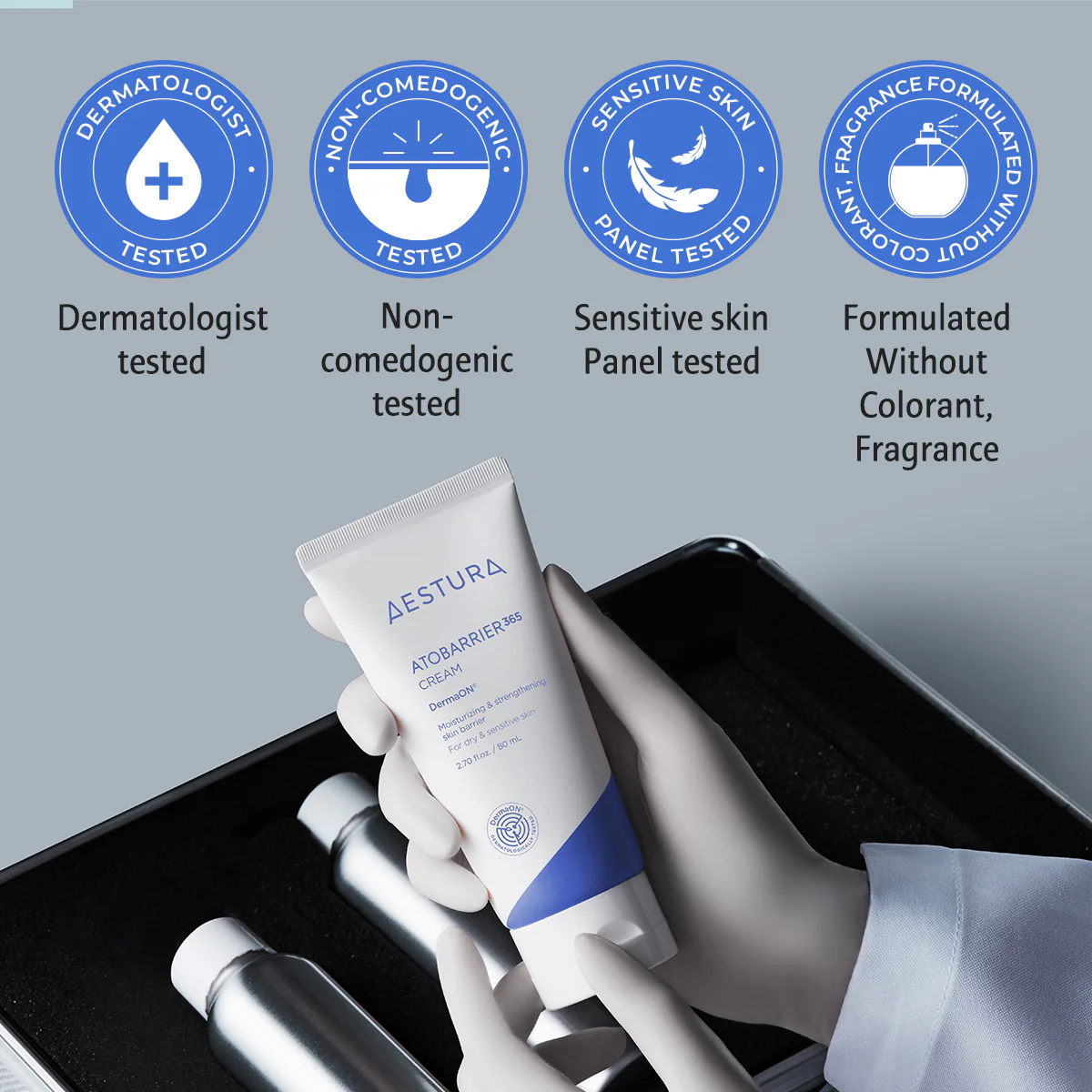 AESTURA ATOBARRIER365 Cream 80ml + Free Gift 10ml - Image 7