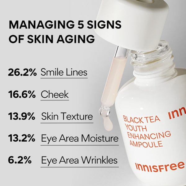 INNISFREE Black tea youth ampoule 30ML - Image 3
