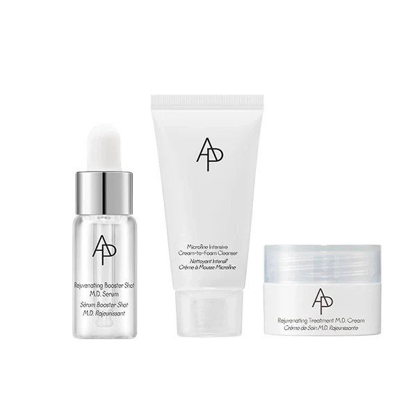 [Free Gift/Customs Value=$1] AP BEAUTY Booster Shot M.D. Serum 5ml + Treatment M.D. Cream 10ml + Microfine intensive cream-to-foam cleanser 31g