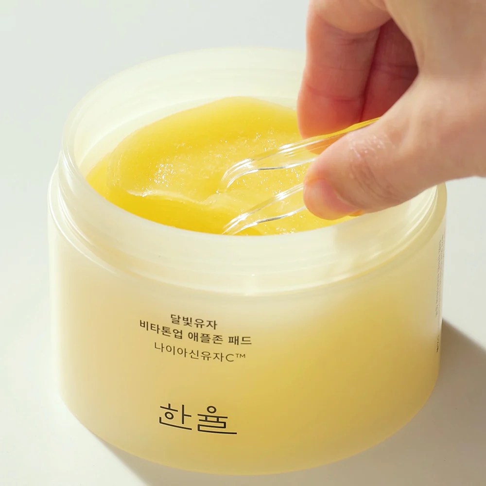 HANYUL Yuja Vitamin C Brightening Toner Pads 60ea(+10ea) - Image 4