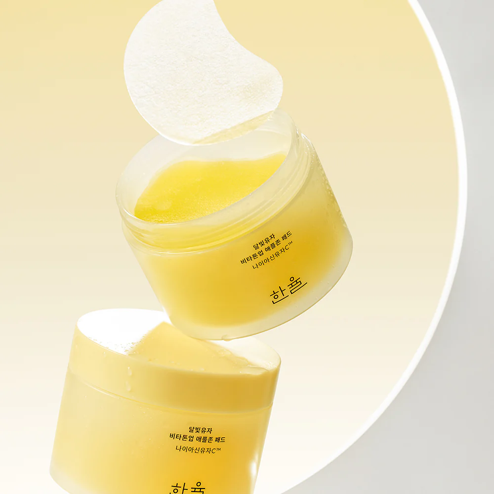 HANYUL Yuja Vitamin C Brightening Toner Pads 60ea(+10ea) - Image 6