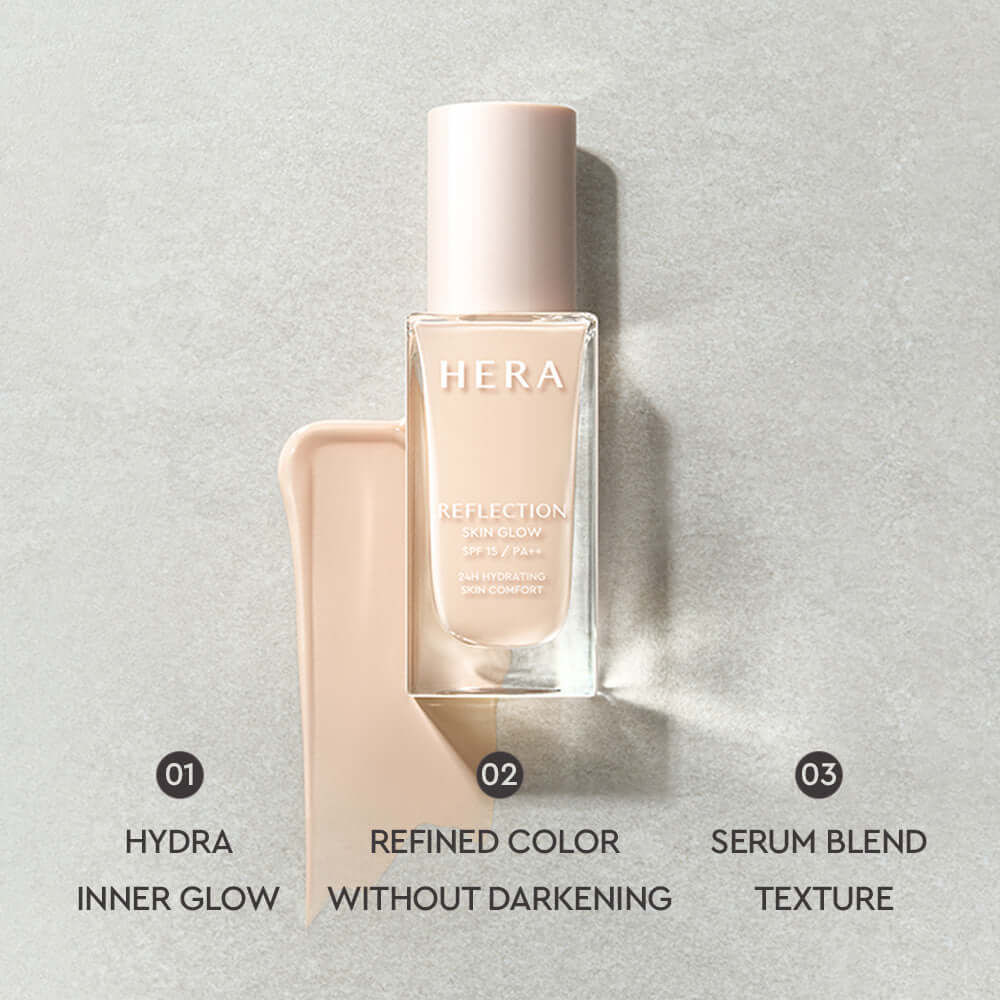 [Engraving/25N1, 27N1 Added]HERA Reflection Skin Glow Foundation 30g - Image 21