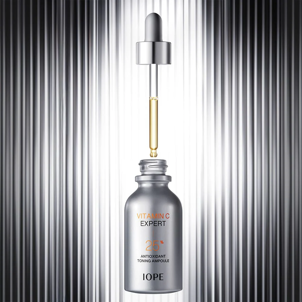 [High-Performance Vitamin] IOPE Vitamin C Expert 25% Antioxidant Toning Ampoule, 40% Mask Concentrate 15g - Image 2