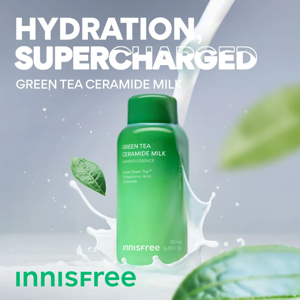 INNISFREE Green Tea Ceramide Milk - Image 7