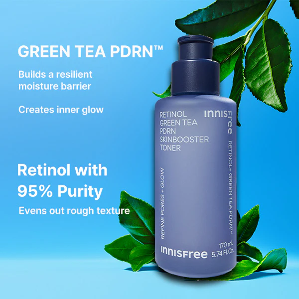 INNISFREE Retinol Green Tea PDRN Skinbooster Toner - Image 5