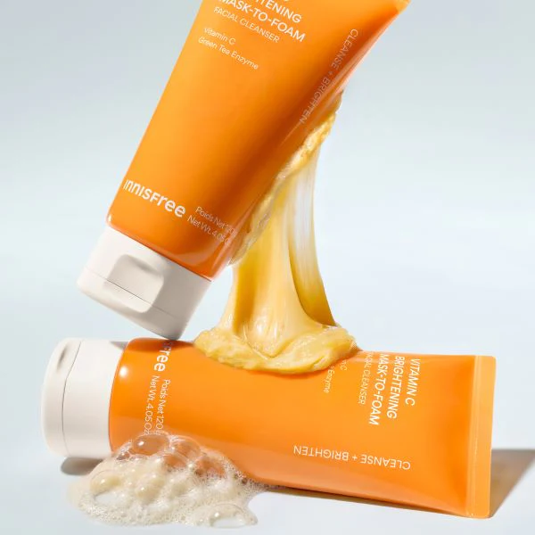 INNISFREE Vitamin C Brightening Mask-to-foam Cleanser 120ml - Image 8