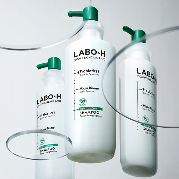 LABO-H Scalp Strengthening Clinic Shampoo Hair Loss Care 400ML - Image 2