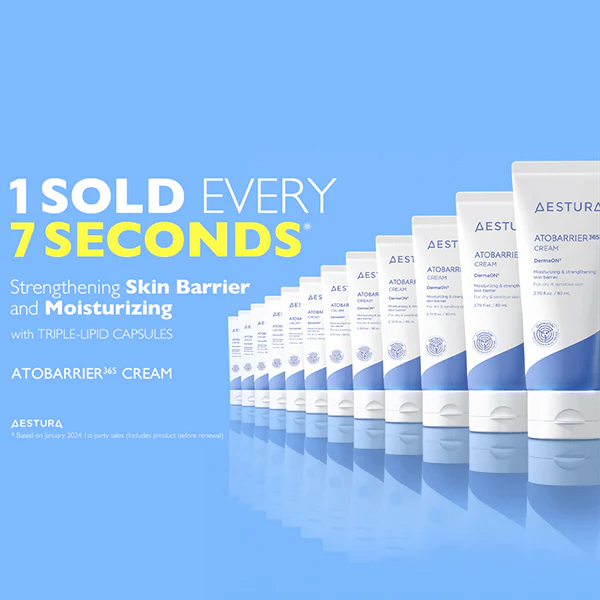 [New] AESTURA ATOBARRIER365 Cream 80ml & A-CICA365 Soothing Relief SerumPH4.5 40ml - Image 7