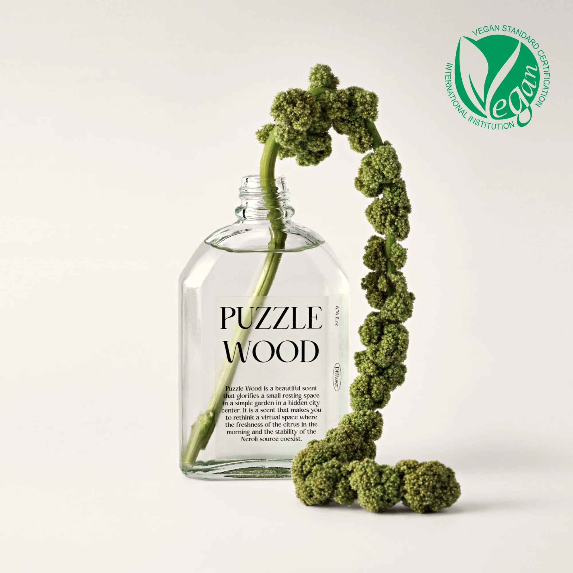 PUZZLE WOOD Vegan Diffuser(including exclusive black lead stick) - Image 3