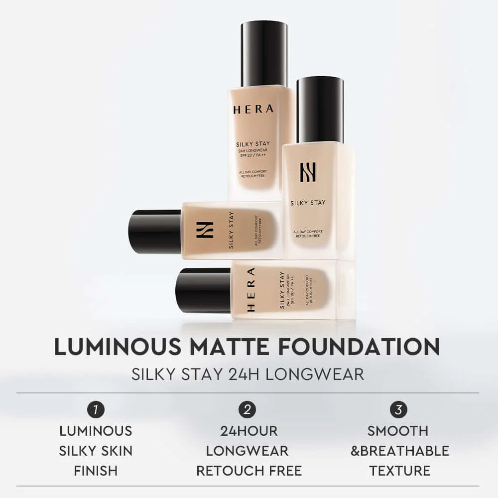 HERA Silky Stay Foundation 24h Longwear - Image 111