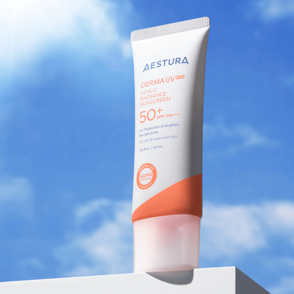 Duo-AESTURA Derma UV365 VITA-C Radiance Sunscreen  40ml *2ea - Image 3