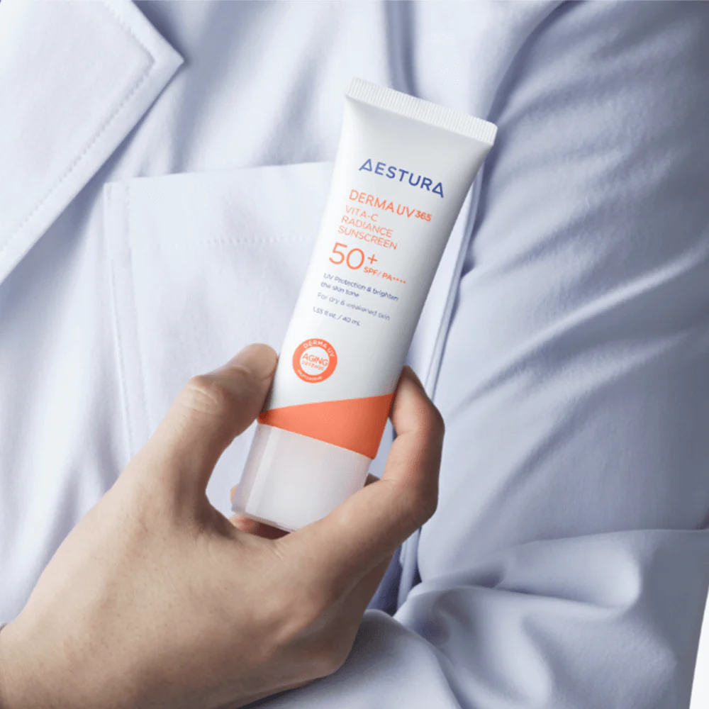 Duo-AESTURA Derma UV365 VITA-C Radiance Sunscreen  40ml *2ea - Image 4